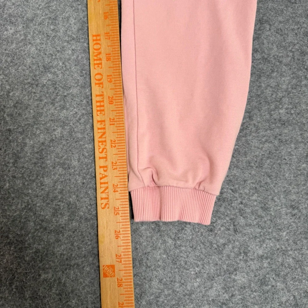 Moschino Teen Pink Logo Sweatpants Joggers HQP02Y Size 12 Womens XS - Picture 6 of 6